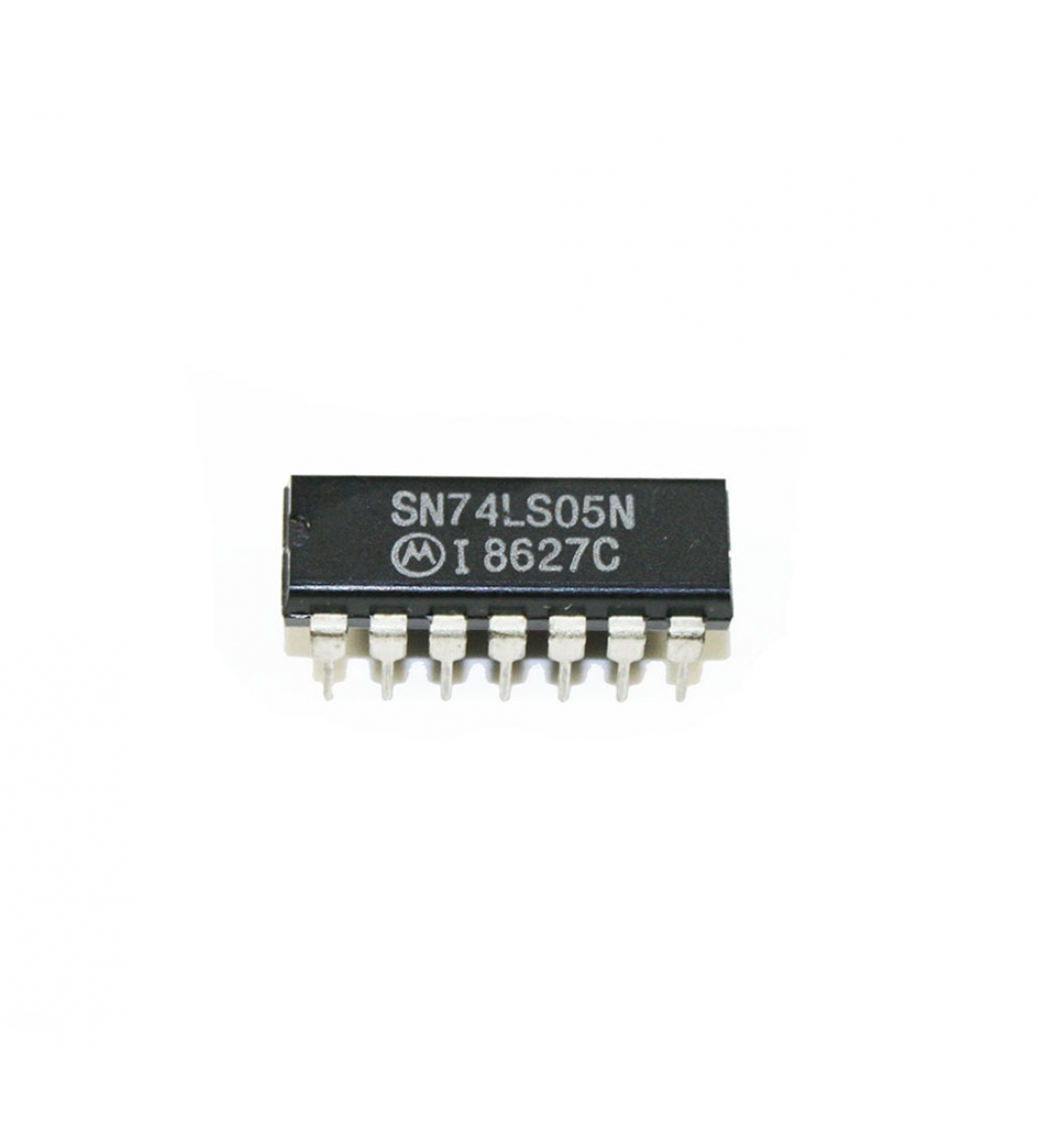 Circuito integrato, inverter esadecimale 74LS05, DIP a 14 pin